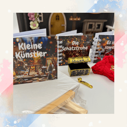 4 kleine Wichtelwunder – Adventsedition mit Mini-Wichtelbüchern und Zubehör