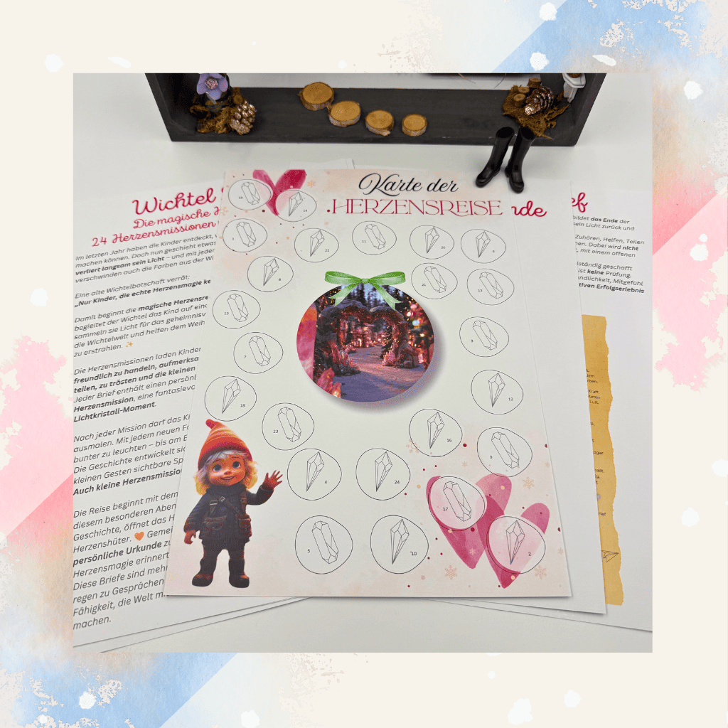 Die magische Herzensreise – 2. Edition | 24 Wichtelbriefe & Herzensmissionen | Printausgabe