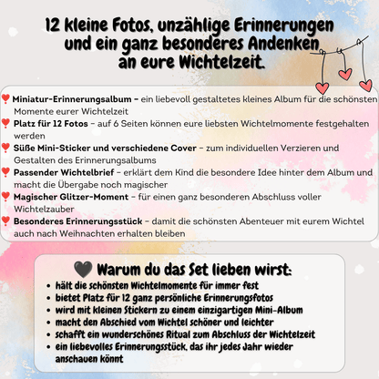 Wichtel-Erinnerungsalbum – Mini-Album für 12 magische Wichtelmomente