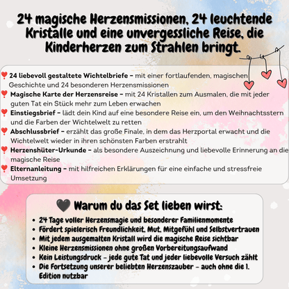 Die magische Herzensreise – 2. Edition | 24 Wichtelbriefe & Herzensmissionen | Printausgabe