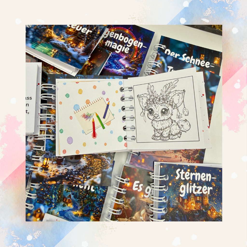 25 kleine Wichtelwunder – Wichtelset mit 25 Mini-Wichtelbüchern und Zubehör