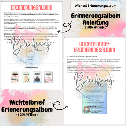 Wichtel-Erinnerungsalbum – Mini-Album für 12 magische Wichtelmomente