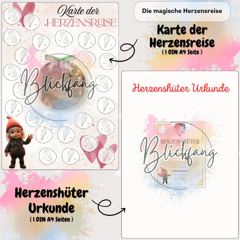 Die magische Herzensreise – 2. Edition | 24 Wichtelbriefe & Herzensmissionen | Printausgabe