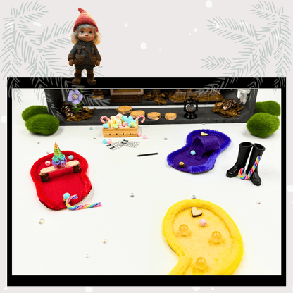 Fines Wichtelstreich Teil 9 „Wichtelgolf“ – kostenlose Bastelvorlage für deine Wichteltür | als PDF zum Ausdrucken, Sofort-Download