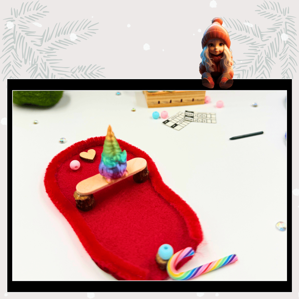 Fines Wichtelstreich Teil 9 „Wichtelgolf“ – kostenlose Bastelvorlage für deine Wichteltür | als PDF zum Ausdrucken, Sofort-Download