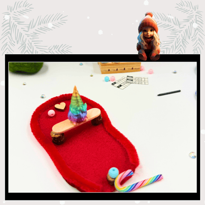 Fines Wichtelstreich Teil 9 „Wichtelgolf“ – kostenlose Bastelvorlage für deine Wichteltür | als PDF zum Ausdrucken, Sofort-Download