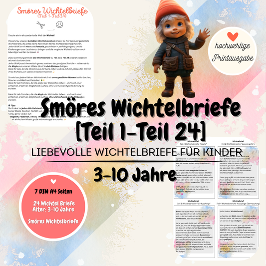 Smöres Wichtelbriefe (Teil 1 – Teil 24) | Passend zu unseren beliebten Wichtelstreichen (3–10 Jahre) |  hochwertige Printausgabe