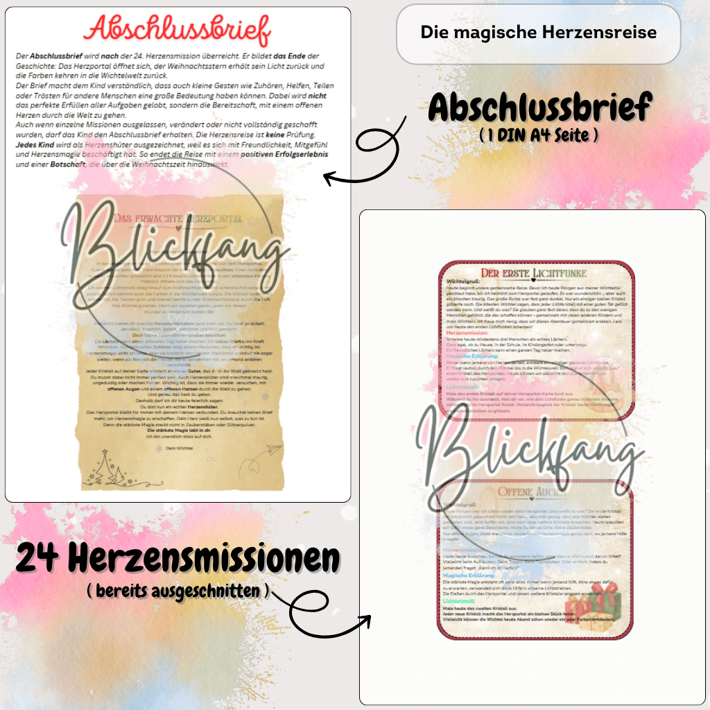 Die magische Herzensreise – 2. Edition | 24 Wichtelbriefe & Herzensmissionen | Printausgabe