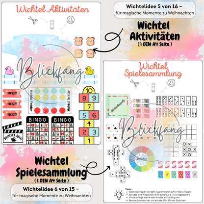 Kreative Wichtel Aktivitäten mit Spielideen und Zubehör. Enthält Wichtelbriefe, Adventskalender-Inspiration und magische Wichtelsets für Kinder zur Weihnachtszeit.