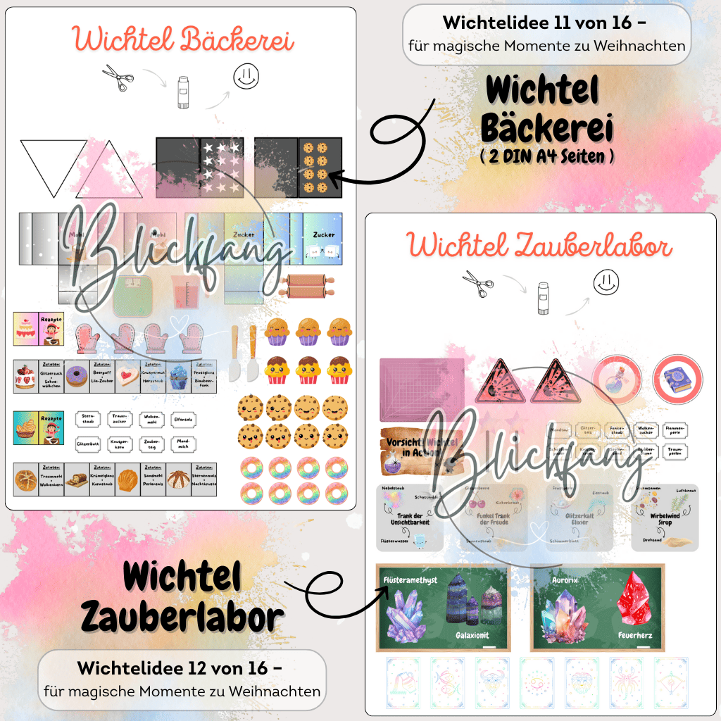 Kreative Wichtel Aktivitäten mit Spielideen und Zubehör. Enthält Wichtelbriefe, Adventskalender-Inspiration und magische Wichtelsets für Kinder zur Weihnachtszeit.