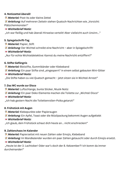 Wichtel Weihnachten Streiche – 100 günstige Ideen für magische Überraschungen mit Kindern (6–10 Jahre) als PDF zum Ausdrucken