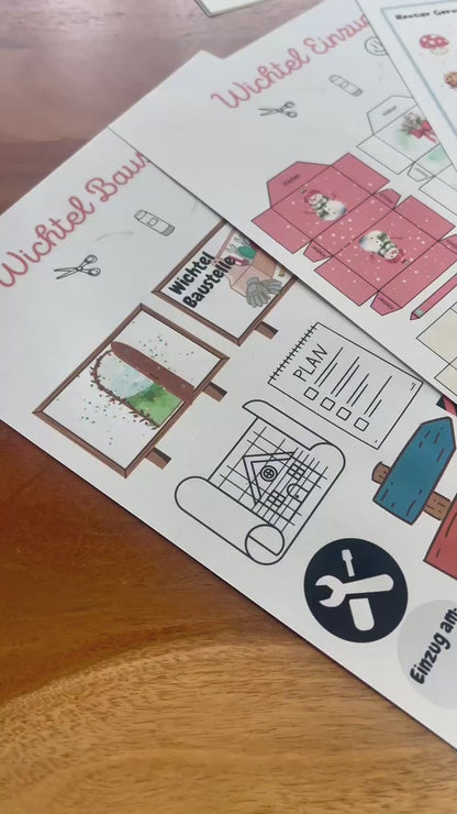 Wichtel Start Weihnachten XXL Bundle – 14 liebevolle DIY-Vorlagen + 2 Geschenke für Kinder von 3–6 Jahren zum Ausdrucken