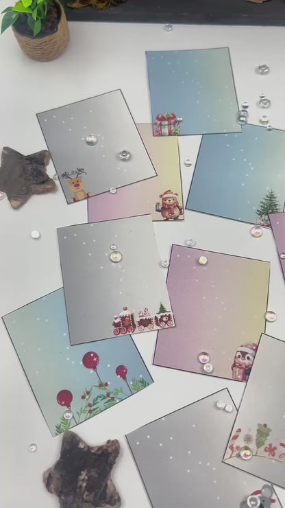 Wichtel Weihnachten Briefpapier – magische Bastelideen für die Wichteltür und den Weihnachtswichtel zum Sofort-Download