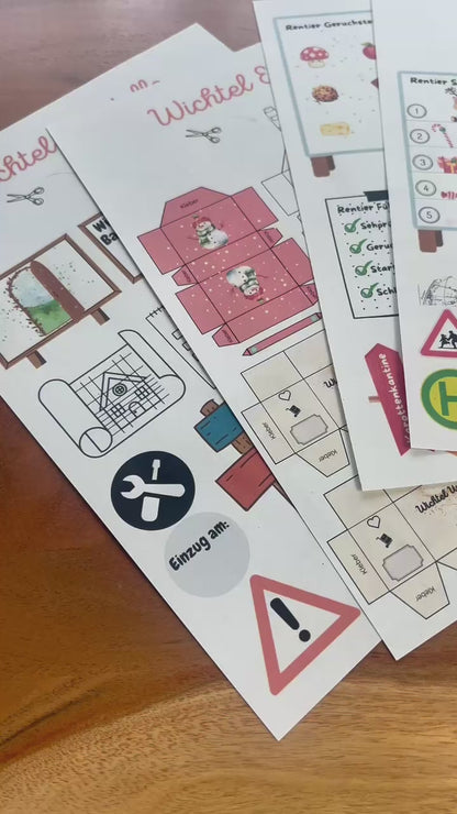 Wichtel Start Weihnachten XXL Bundle – 14 liebevolle DIY-Vorlagen + 2 Geschenke für Kinder von 6–10 Jahren zum Ausdrucken